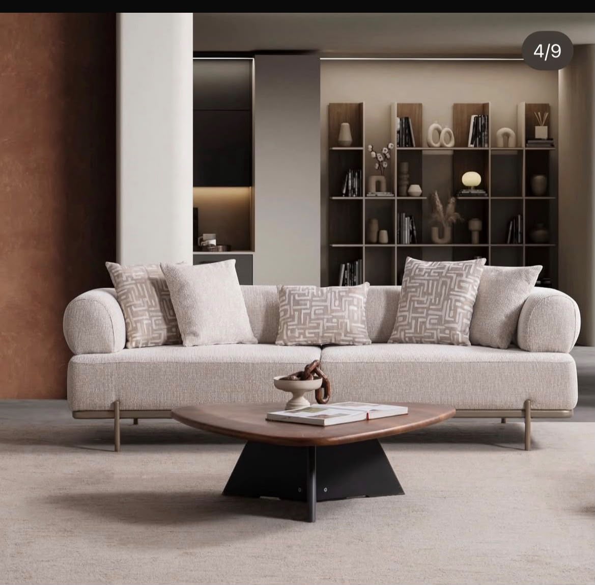 Asti Modern 3'lü Salon Koltuğu